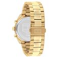 Tommy Hilfiger Quartz Chronograph Off White Dial Golden Stainless Steel Strap Watch For Men - image number 2