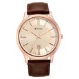 Titan Rose Gold Dial Analog with Date Leather Strap watch for Men - image number 1