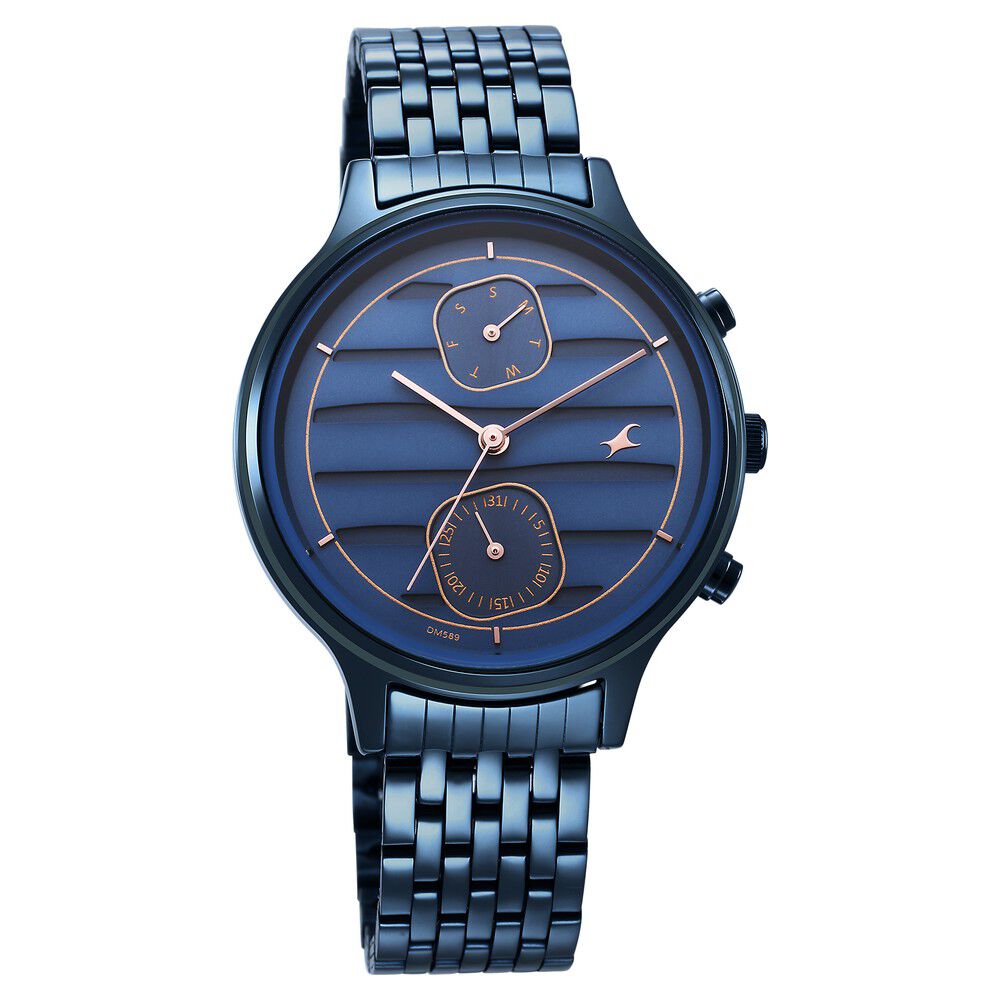Fastrack watch blue strap sales