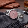 Sonata Vector Blue Dial Rose Gold-Tone Bracelet Watch for Men