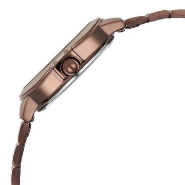 Fastrack Vyb Seeker Quartz Analog Brown Dial Metal Strap Watch For Girls