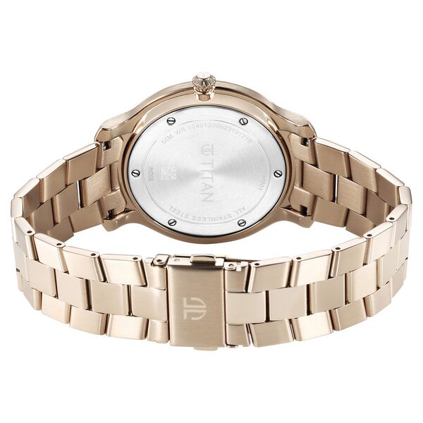 Titan Classic Distincta Silver Dial Analog with Date Stainless Steel Strap watch for Men - image number 4