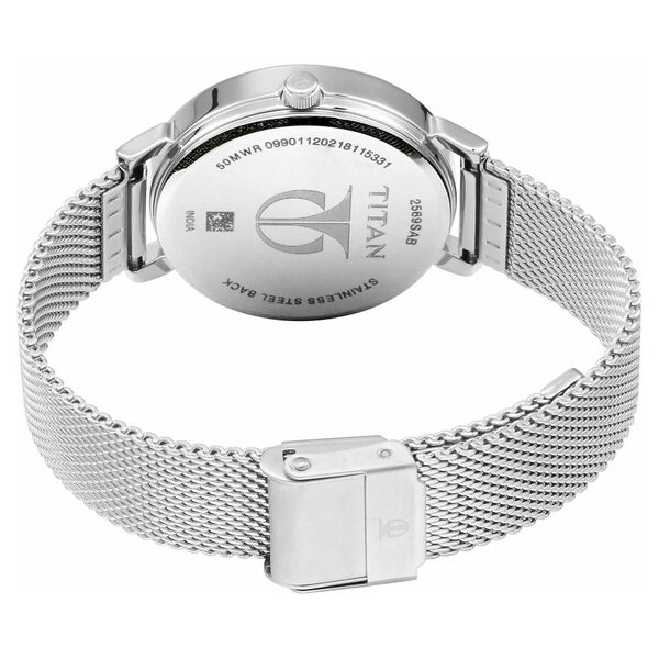 Titan Sparkle Quartz Analog with Day and Date Anthracite Dial Watch for Women - image number 3