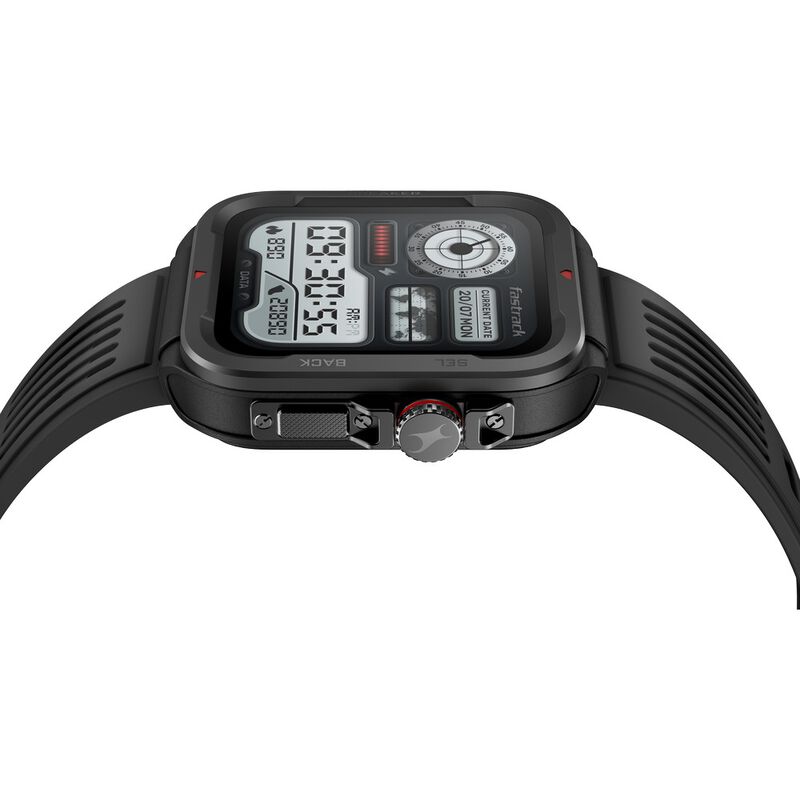Fastrack Active with 1.83" UltraVU HD Display and Functional Crown Rugged Smartwatch with Auto Multisport Recognition - image number 3