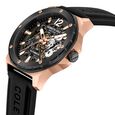 Kenneth Cole Automatic Black Dial Silicone Strap Watch for Men - image number 1