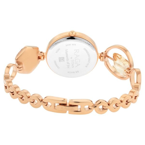 Raga Women's Grace Watch: Mother of Pearl Dial & Ornate Bracelet - image number 6