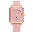 Fastrack Vyb Muse Quartz Analog Black Dial Leather Strap Watch for Girls