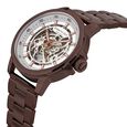 Kenneth Cole Automatic Silver Dial Leather Strap Watch for Men - image number 1