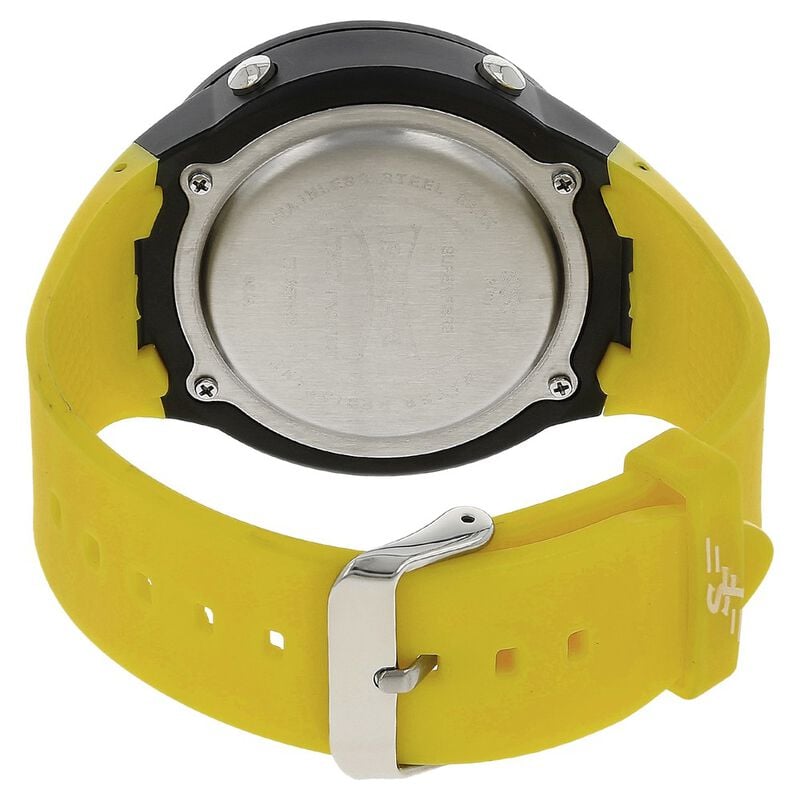 SF Digital Dial Yellow Plastic Strap Watch for Men - image number 3