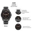 Tommy Hilfiger Quartz Multifunction Black Dial Grey Stainless Steel Strap Watch For Men - image number 3