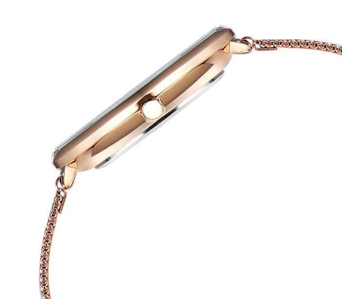 Stainless steel clearance back quartz femme