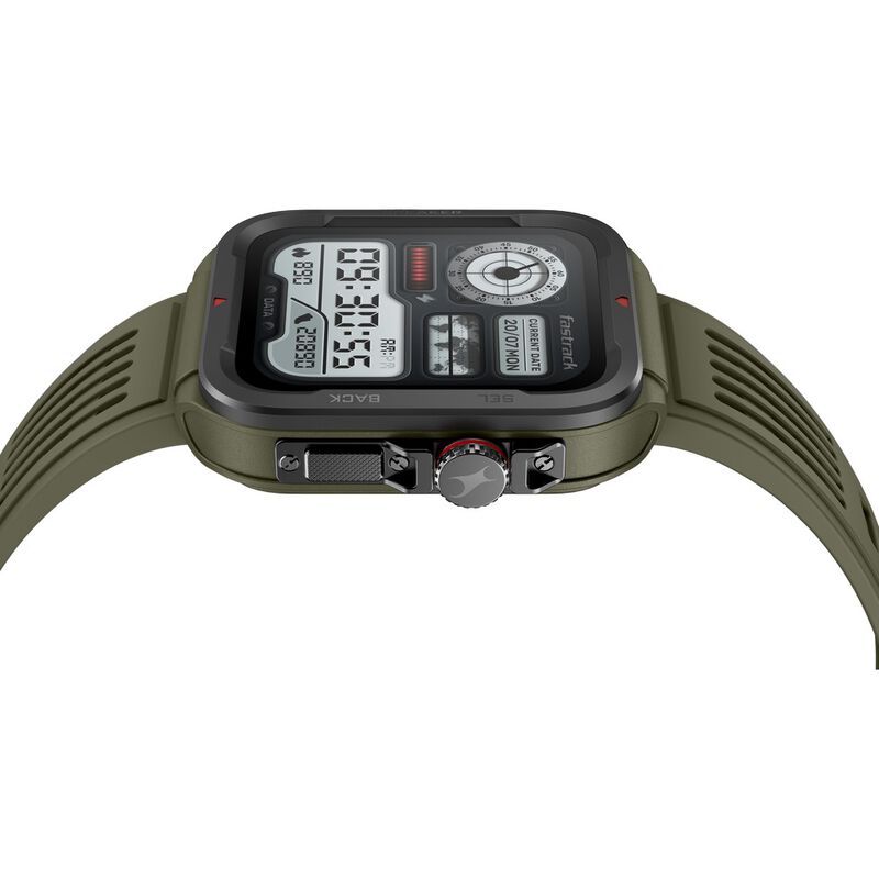 Fastrack Active with 1.83" UltraVU HD Display and Functional Crown Rugged Smartwatch with SingleSync BT Calling - image number 3