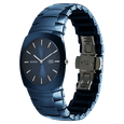 Titan Edge Fumage Quartz Analog Blue Dial Blue Ceramic Strap Watch For Men - image number 2