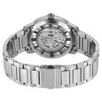 Titan See-Through Skeletal Automatic Analog with Black Dial Silver Stainless Steel Strap Watch for Men - image number 6