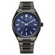 Vyb Aviator By Fastrack Quartz Analog Blue Dial Grey Stainless Steel Strap Watch For Guys - image number 0