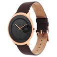 Titan Edge Slim Leather Strap Black Dial Analog Watch for Women - image number 2