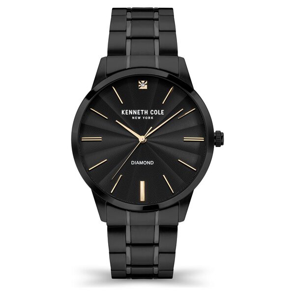 Kenneth Cole Black Dial Stainless Steel Strap Watch For Men - image number 0