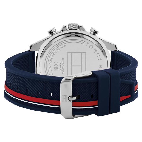 Tommy Hilfiger Quartz Multifunction Blue dial Silicone Strap Watch for Men - image number 2