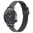 Sonata Elegent Essentials Quartz Analog Black Dial Stainless Steel Strap Watch For Women - image number 2