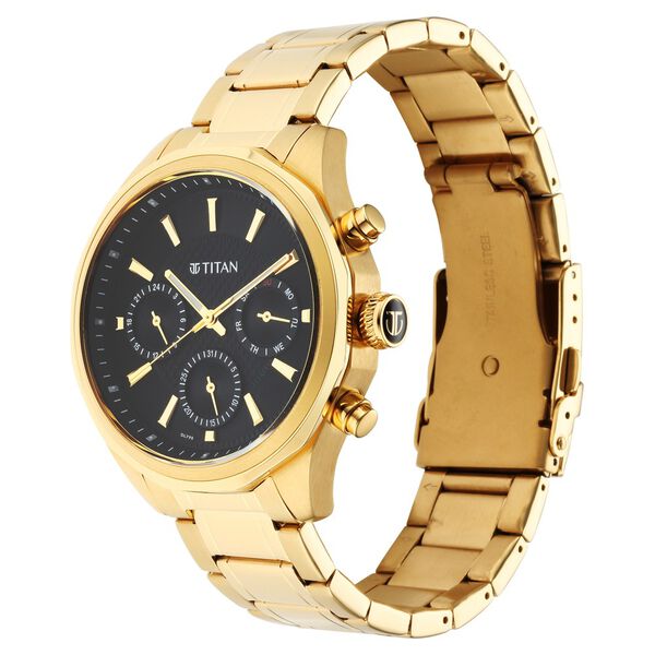 Titan Regalia Opulent Silver Dial Quartz Multifunction Stainless Steel Strap watch for Men - image number 2