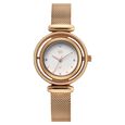 Vyb Celeste By Fastrack Quartz Analog Brown Dial Brown Stainless Steel Strap Watch For Girls