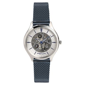Kenneth Cole Quartz Analog Silver Dial Metal Strap Watch for Men