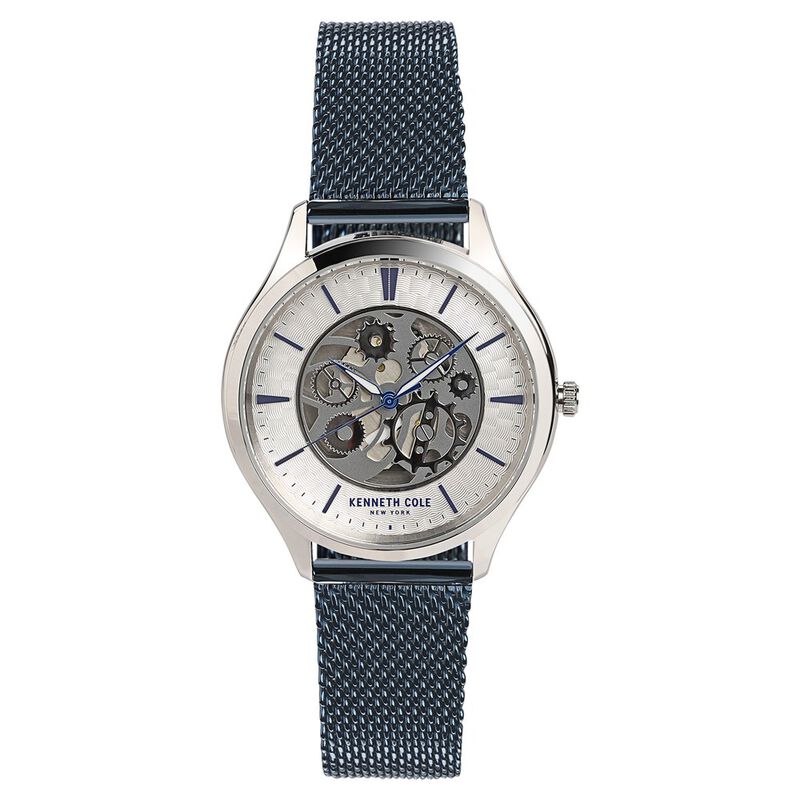 Kenneth Cole Quartz Analog Silver Dial Metal Strap Watch for Men - image number 0
