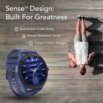 Titan Crest 2.0 With 3.63 CM AMOLED Display With Functional Crown,SingleSync BT Calling,AI Voice Assistant,Find Phone