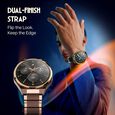 Fastrack Marvellous FX3 Smartwatch with 1.43" AMOLED Display, Slim 10.4mm Design, HRM, Additional Silicone Strap - image number 3