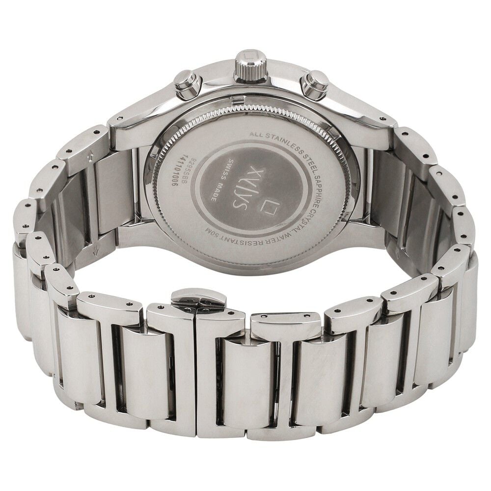Buy Online Xylys Swiss Chronograph Silver Stainless Steel Strap