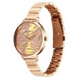 Titan Secluded Quartz Analog Rose Gold Dial Rose Gold Stainless Steel Strap Watch For Women - image number 2