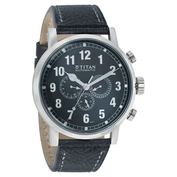 Titan Automatic Black Dial Watch for Men - image number 0