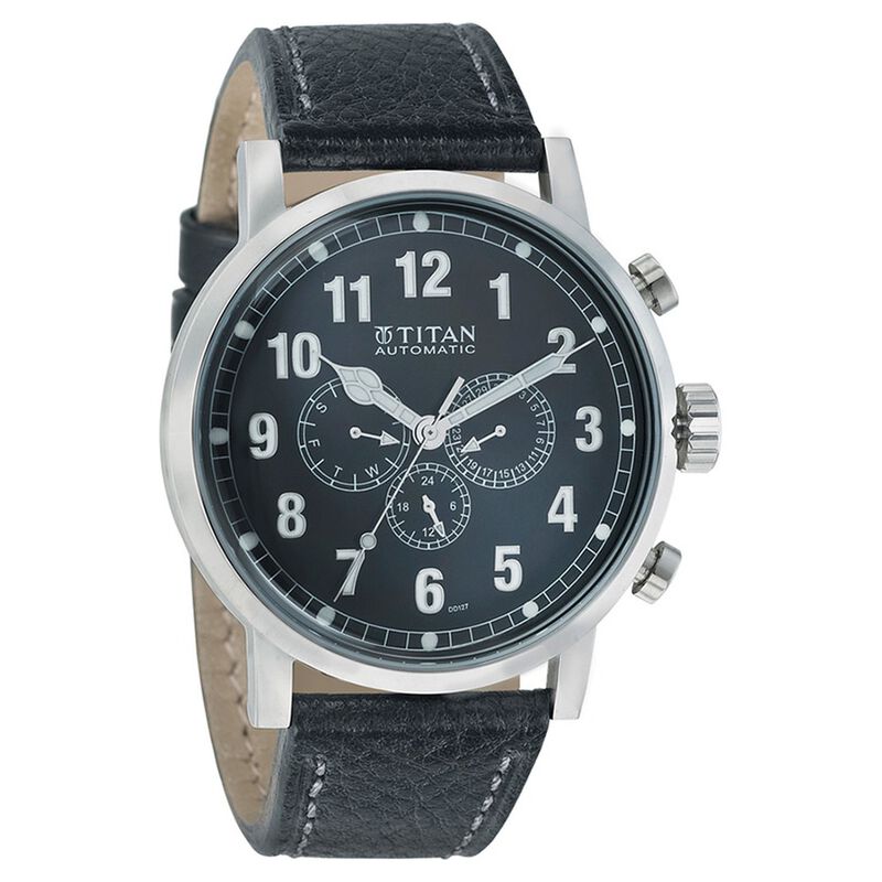 Titan Automatic Black Dial Watch for Men