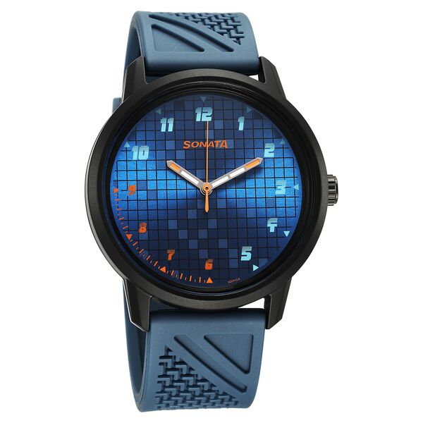 Sonata Volt Quartz Analog Multicoloured Dial Polyurethane Strap Watch for Men - image number 0