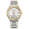 Titan Regalia Dodecagon Quartz Analog with Date Silver Dial Two Toned Stainless Steel Strap Watch For Men - image number 1