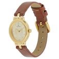 Titan Quartz Analog Champagne Dial Leather Strap Watch for Women - image number 1