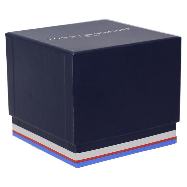 Tommy Hilfiger Quartz Multifunction Blue Dial Leather Strap Watch for Men - image number 5