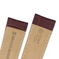 22 mm Burgundy Genuine Leather Straps for Men - image number 4
