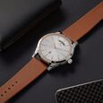 Titan Workwear Blue Dial Analog with Day and Date Leather Strap watch for Men