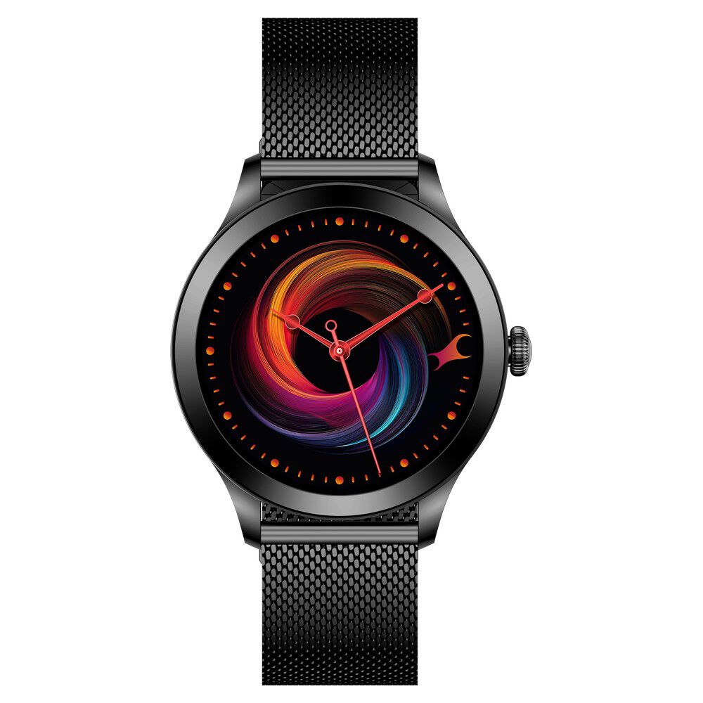 Buy Online Fastrack Noir Pro Womens Smartwatch with 3.0 cm Super AMOLED Display 390x390 Resolution 68042nm01 Titan