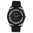 Titan Quartz Analog Black Dial Leather Strap Watch for Men