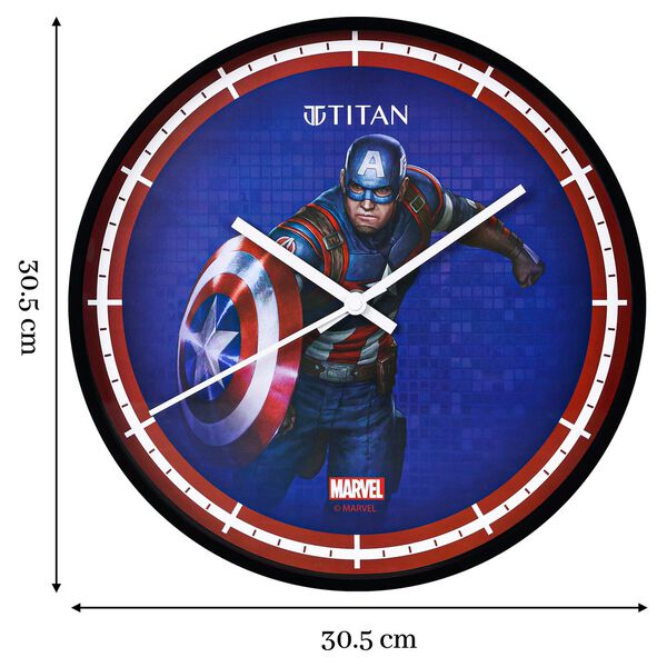 Titan Clocks - Marvel Avengers Super Heroes - Captain America - image number 5