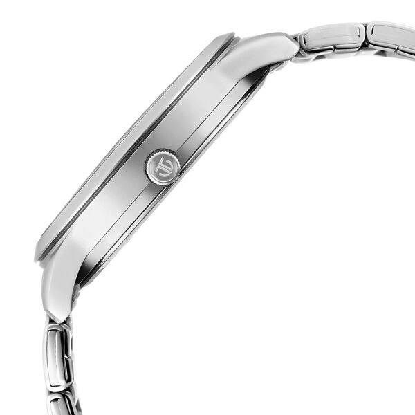 Titan Minimals Quartz Analog with Date Black Dial Silver Metal Strap Watch For Men - image number 3