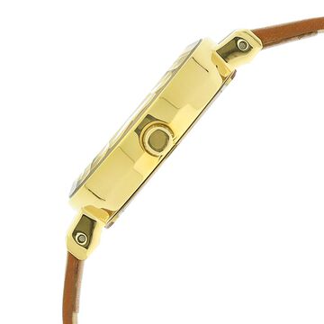Titan Raga Viva Champagne Dial Women Watch With Leather Strap