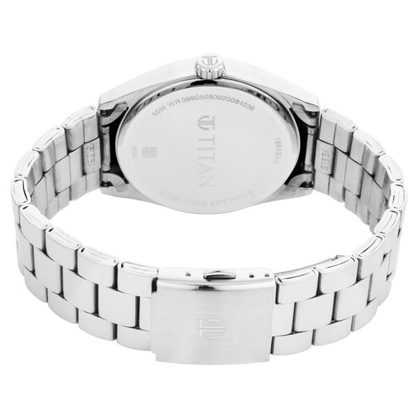 Titan Blue Dial Analog with Day and DateStainless Steel Strap watch for Men - image number 4