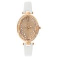 Titan Quartz Analog Green Dial Leather Strap Watch for Women