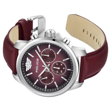 Police Black Dial Quartz Multifunction Watch for Men