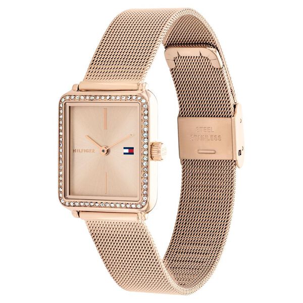 Buy Online Tommy Hilfiger Quartz Analog Brown Dial Golden Stainless ...