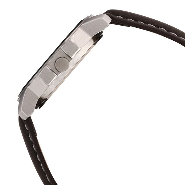 Fastrack Quartz Analog with Day and Date Blue Dial Leather Strap Watch for Guys - image number 3