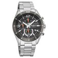 Octane Velocity Sporty Black Dial Round Stainless Steel Watch For Men - image number 2